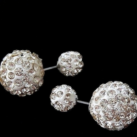 💎Trendy Crystal Double Stud Earrings - Picture 4 of 8